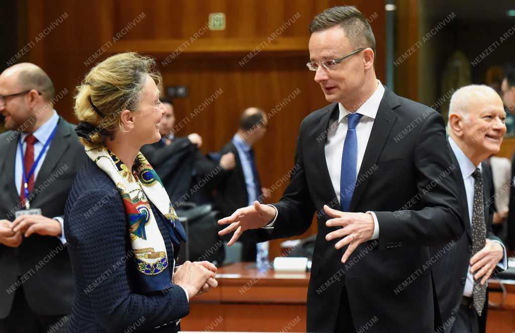 Szijjártó Péter Brüsszelben 