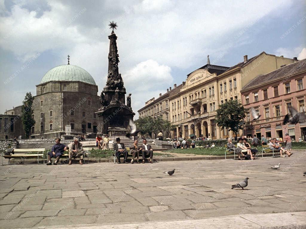 Városkép - Pécs - Széchenyi tér