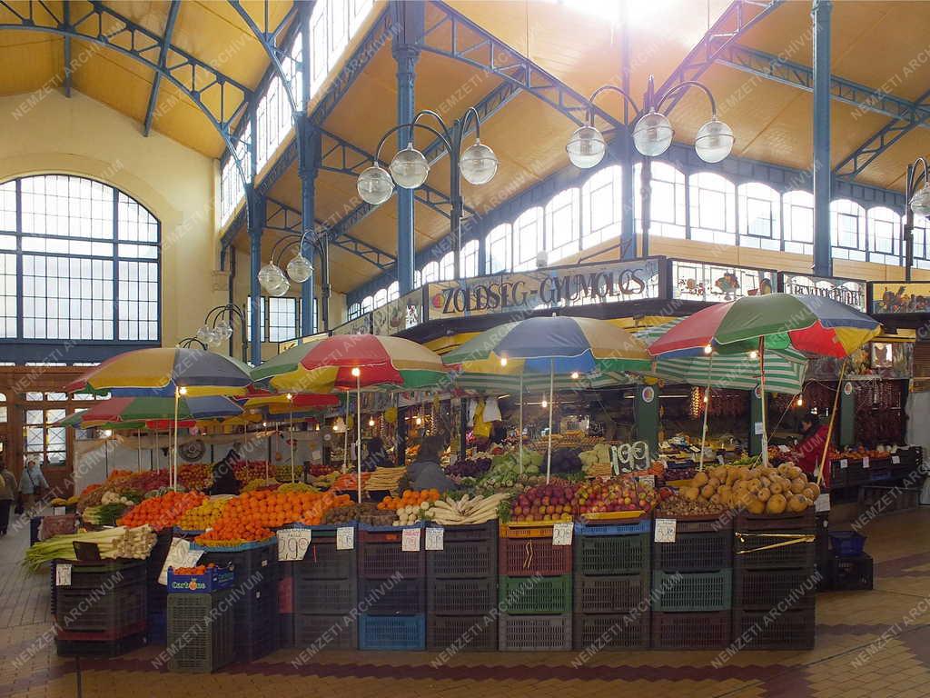 Kereskedelem - Budapest - Rákóczi téri Vásárcsarnok