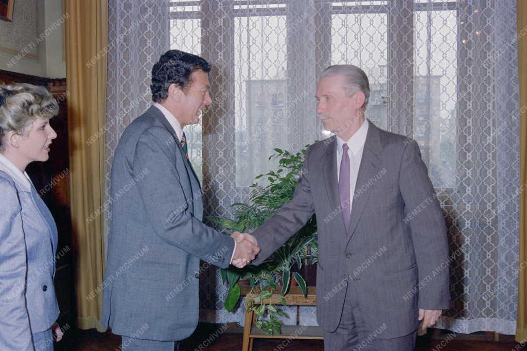 Külkapcsolat - Lázár György fogadta a Zsidó Világkongresszus elnökét