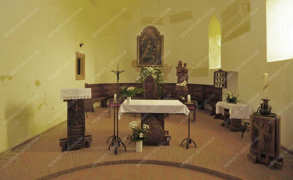 Egyházi épület - Őriszentpéter - A Szent Péter templom szentélye