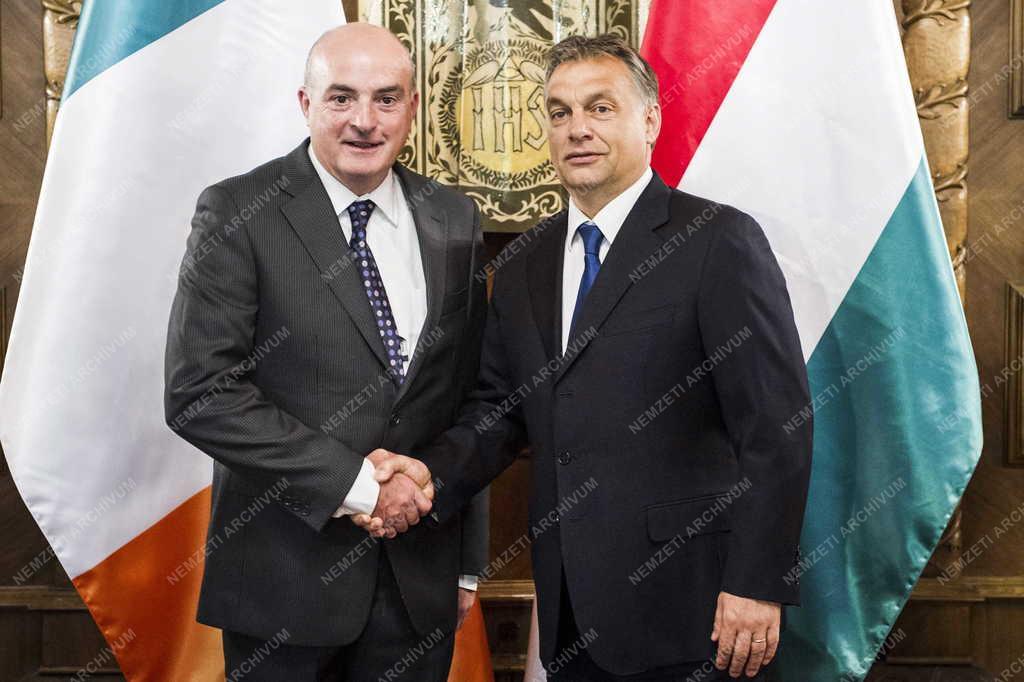 Orbán Viktor fogadta az ír felsőház elnökét