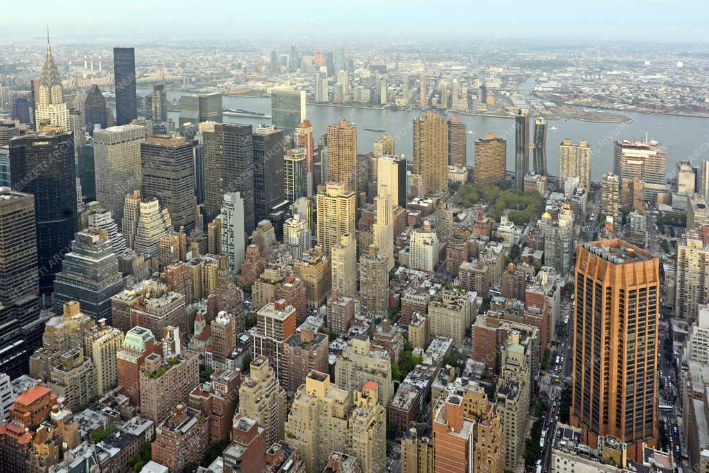 Városkép - New York - Kilátás az Empire State Buildingről