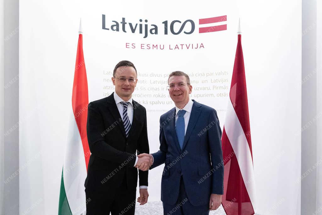 Szijjártó Péter Rigában