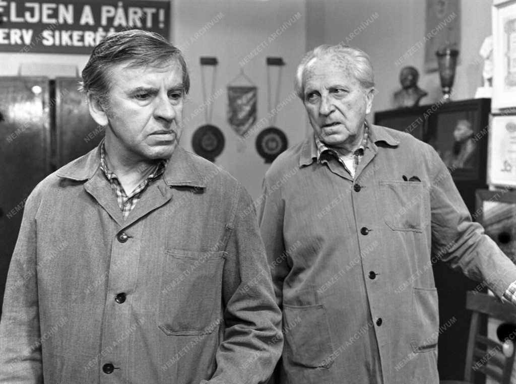 Kultúra - Film - A téglafal mögött c. tv film forgatása