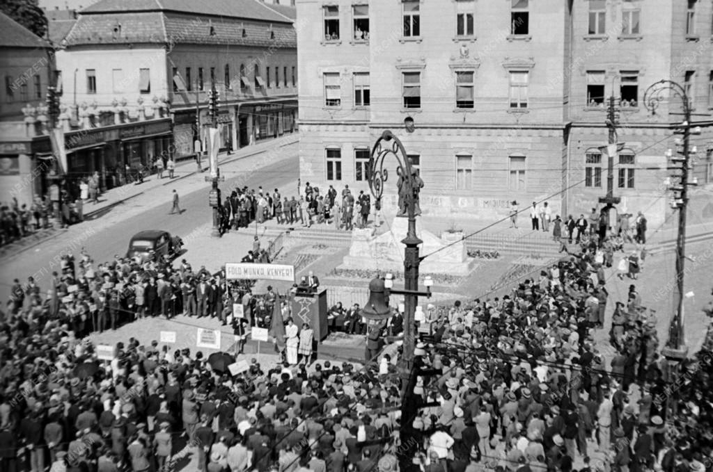 Történelem - Rákosi Mátyás beszéde