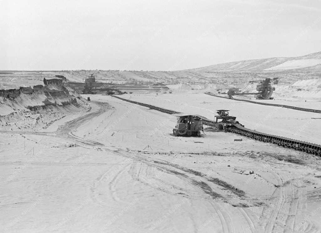 Bányászat - A visontai külfejtésű bányában