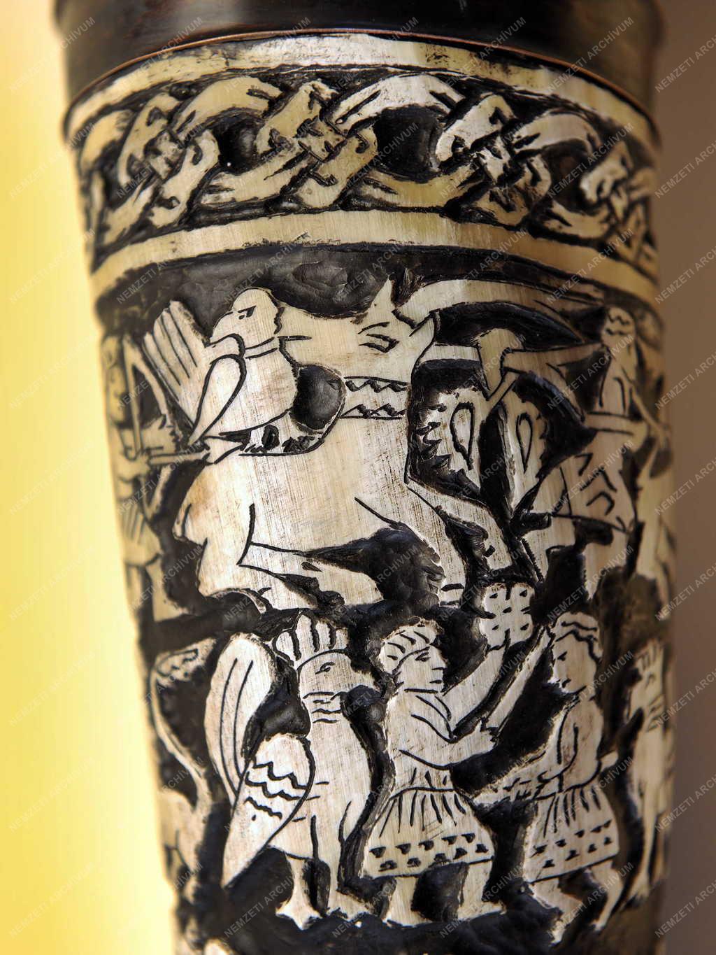 Népművészet - Lehel kürtjének másolata