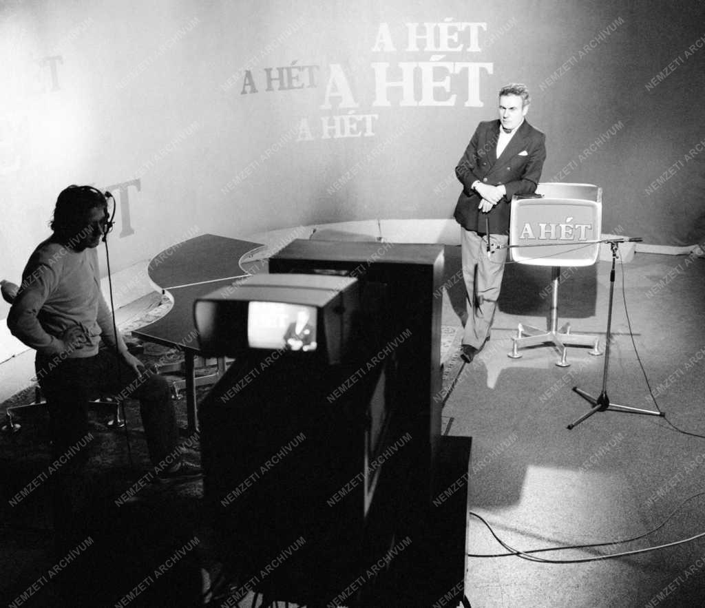 Média - A Hét című tv műsor felvétele
