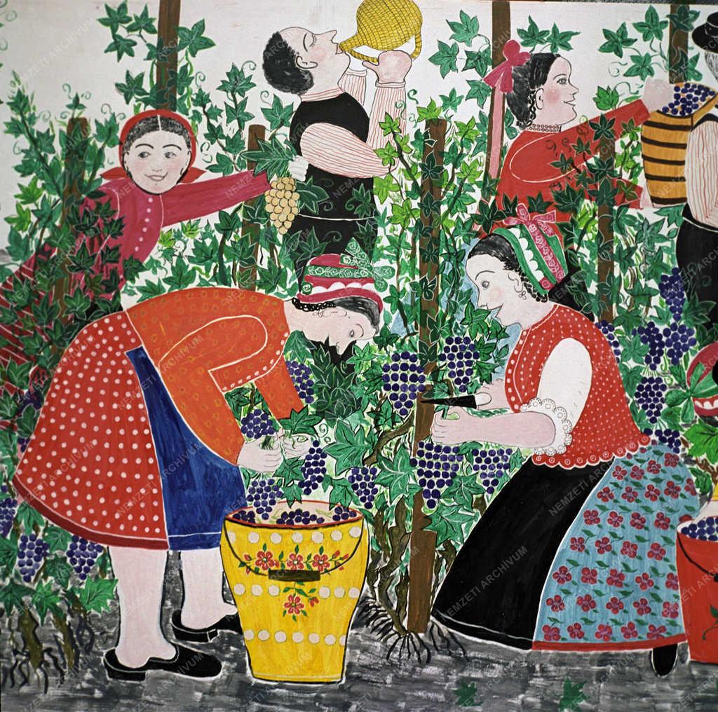 Kultúra - Vankóné Dudás Juli parasztfestő alkotása