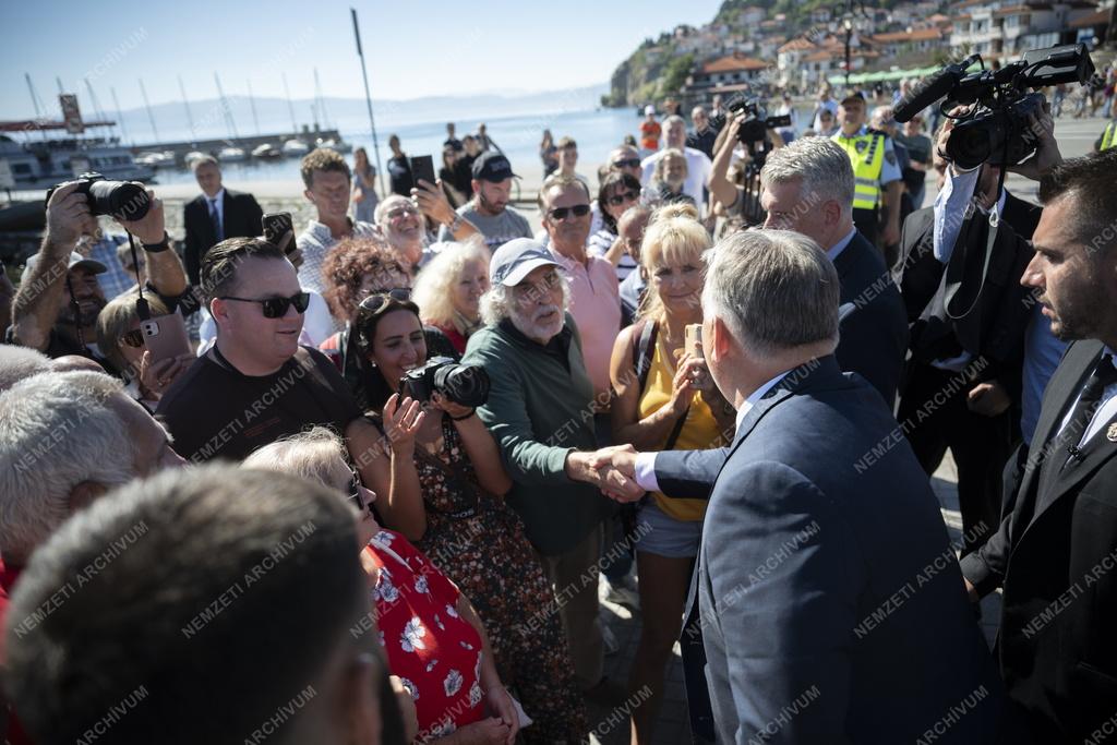 Orbán Viktor Észak-Macedóniában