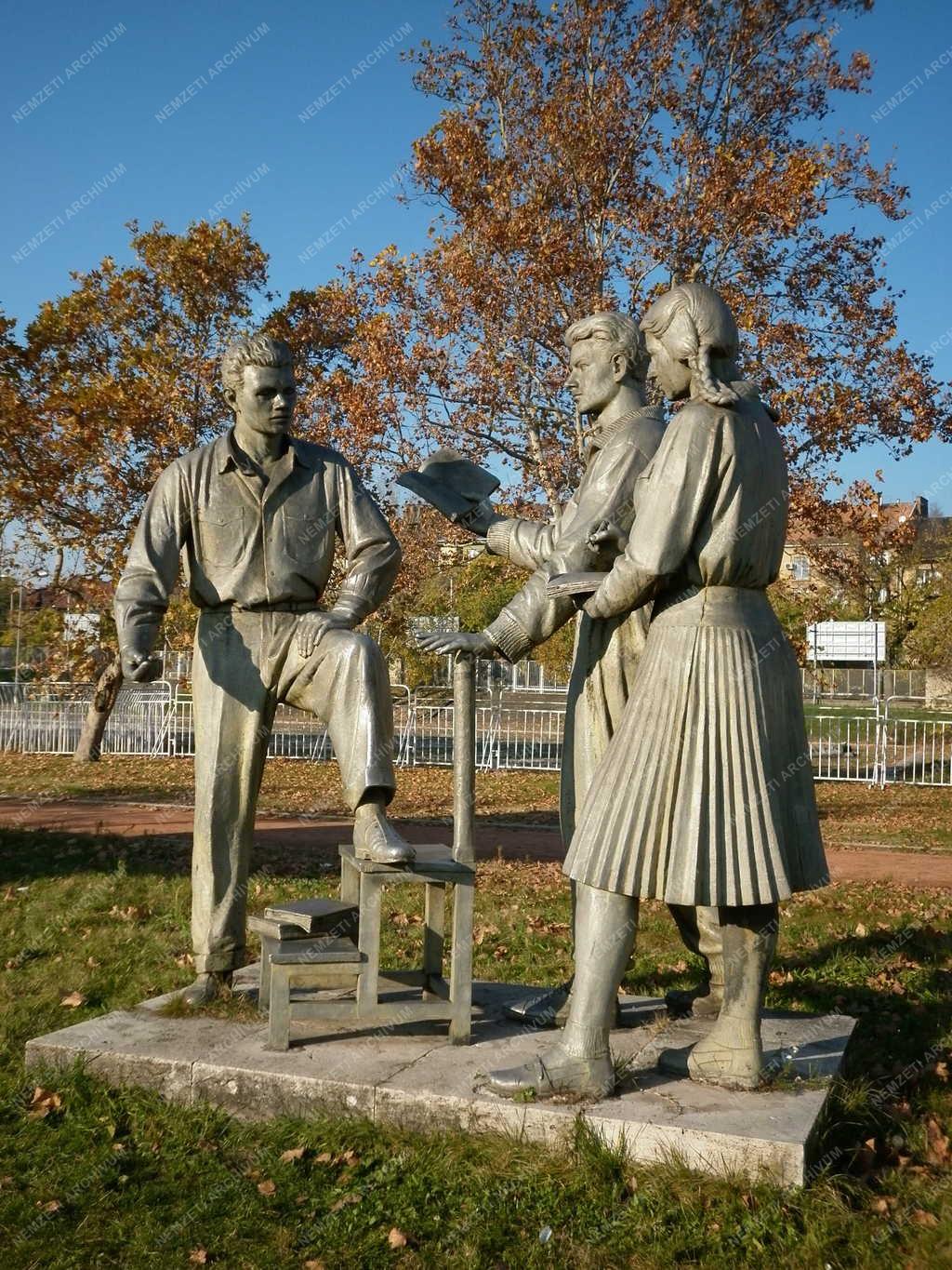 Budapest - Puskás Ferenc Stadion szoborpark