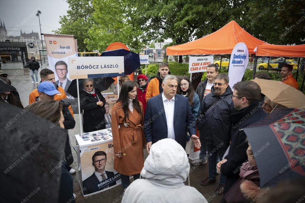 Voks 24 - A fővárosban folytatódott Orbán Viktor kampánykörútja