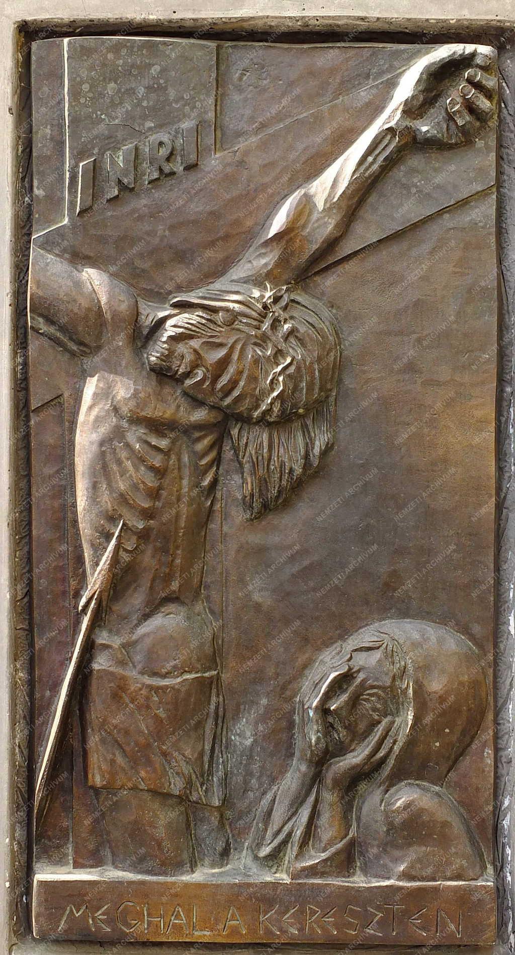 Műalkotás - Budapest - A Lágymányosi kálvária domborműve