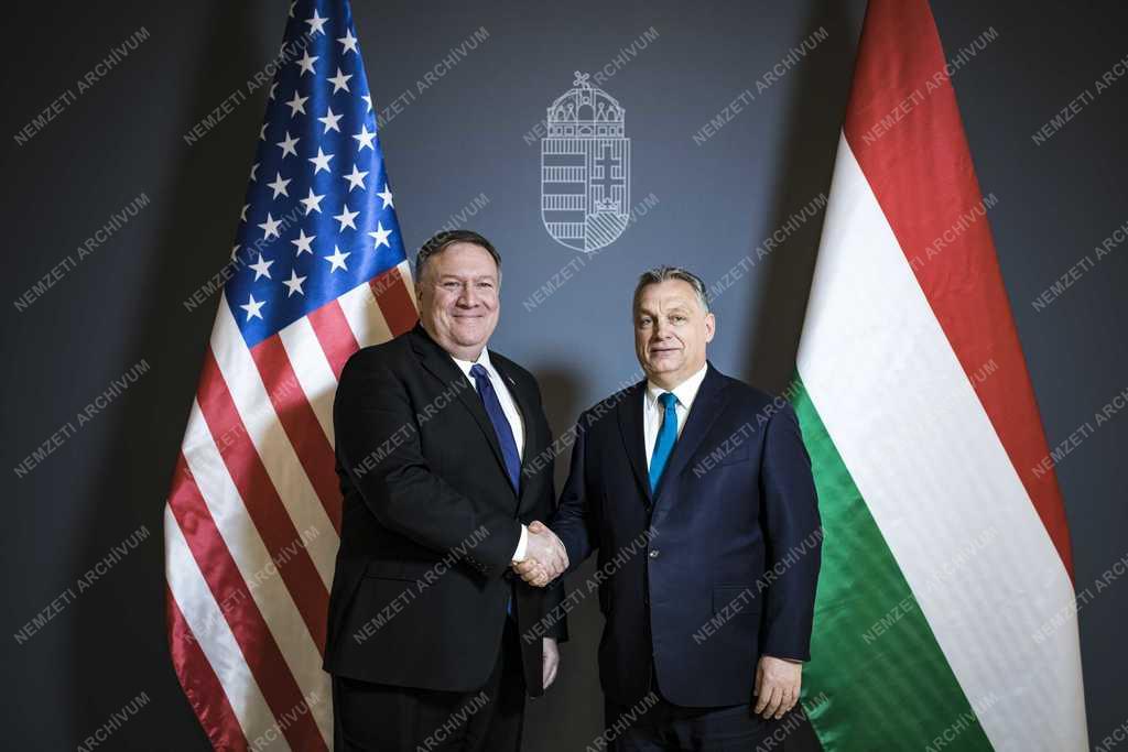 Az amerikai külügyminiszterrel tárgyalt Orbán Viktor