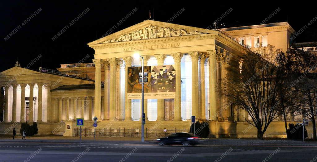 Városkép - Budapest - Szépművészeti Múzeum a Hősök terén