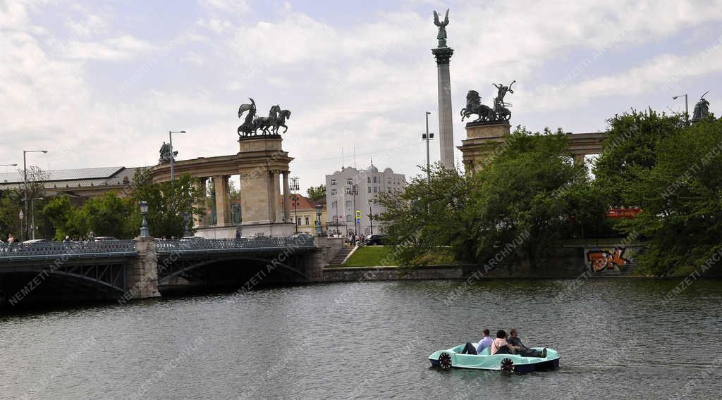 Városkép - Budapest - Városligeti tó