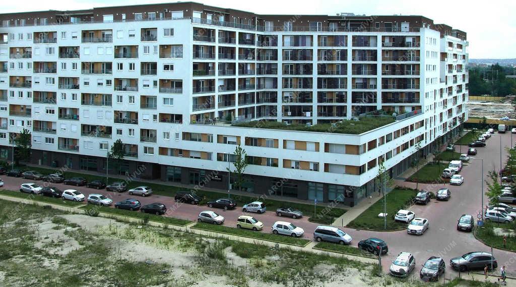 Építoipar - Budapest - Újabb lakóépület a City Home lakóparkban