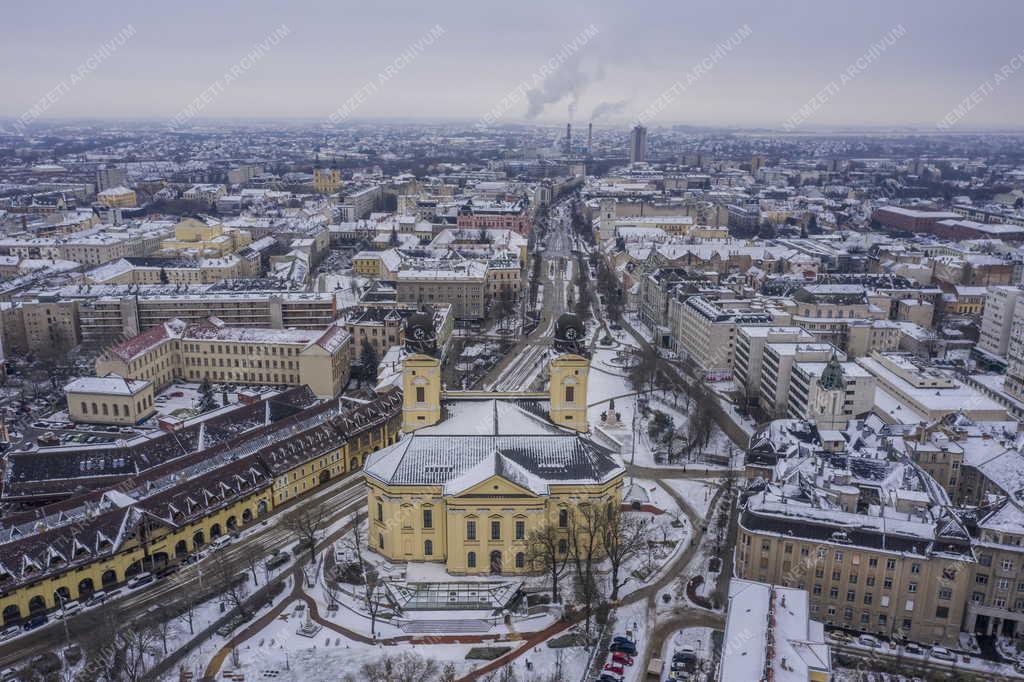 Városkép - Debrecen télen