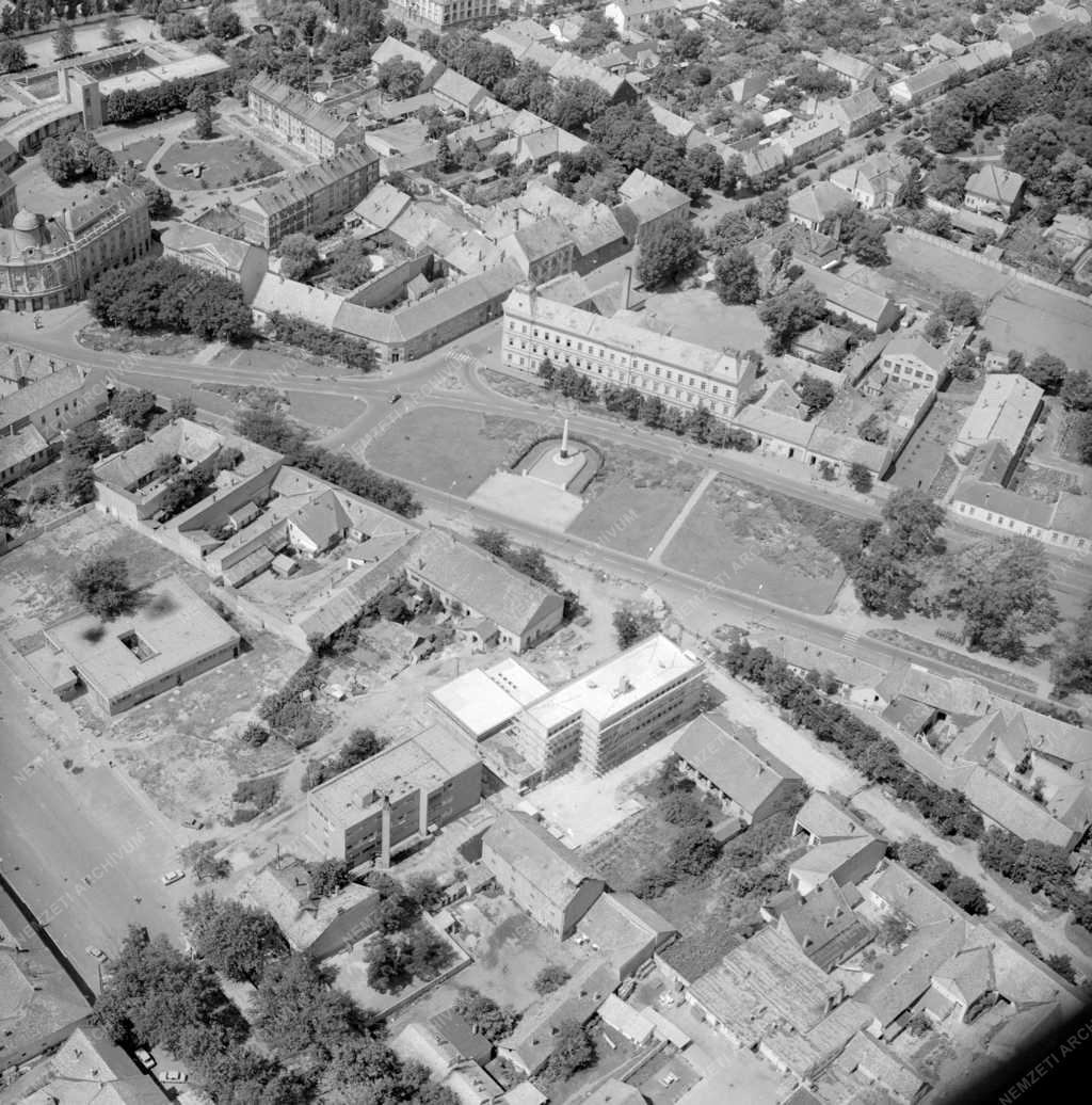 Városkép - Légifelvétel - Makó látképe