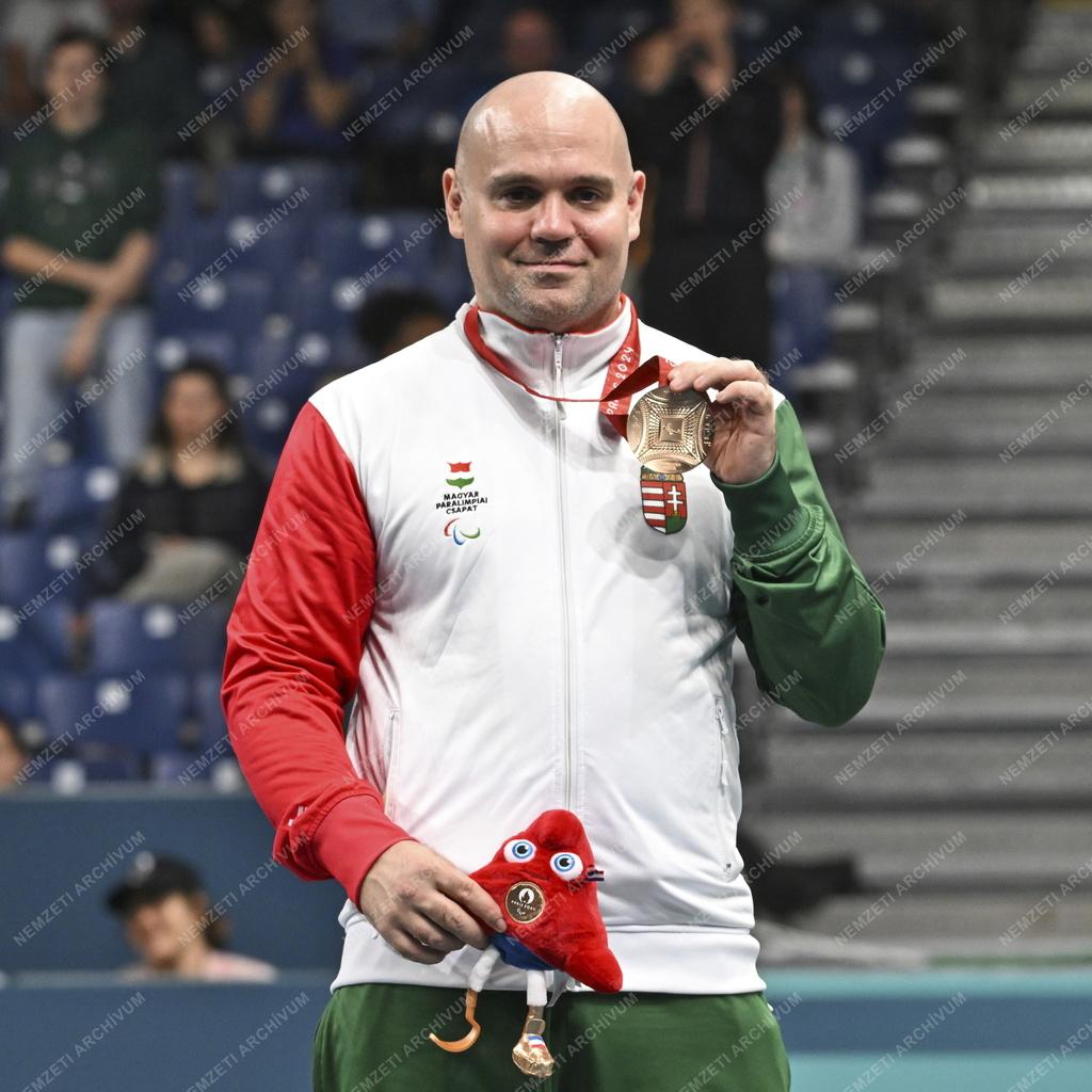 Párizs 2024 - Paralimpia - Bronzérmes az asztaliteniszező Pálos Péter