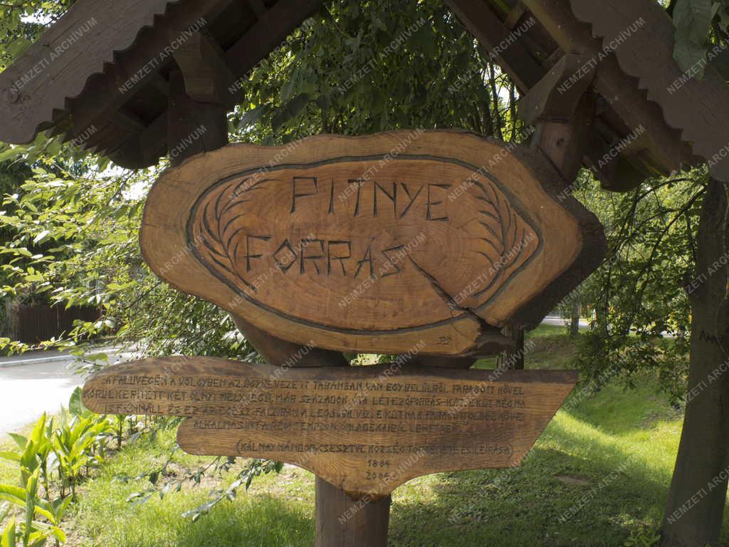 Turizmus - Csesztve - Pitnye forrás 