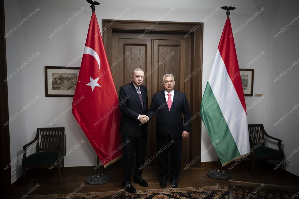 Orbán Viktor fogadta a török elnököt 