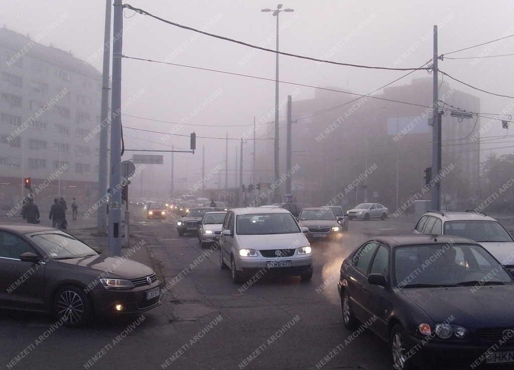 Időjárás - Budapest - Ködös reggel