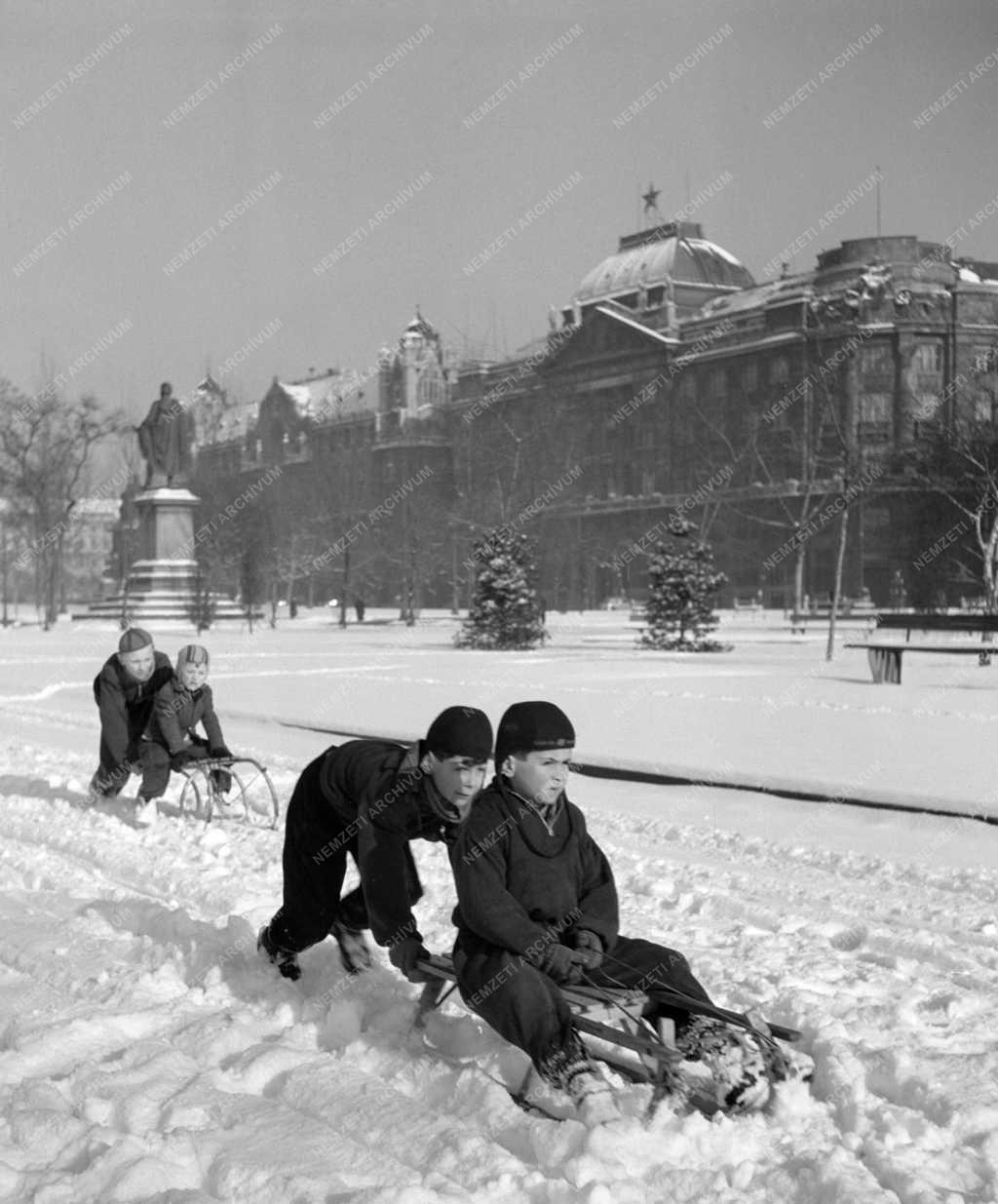 Szabadidő - Szánkózás