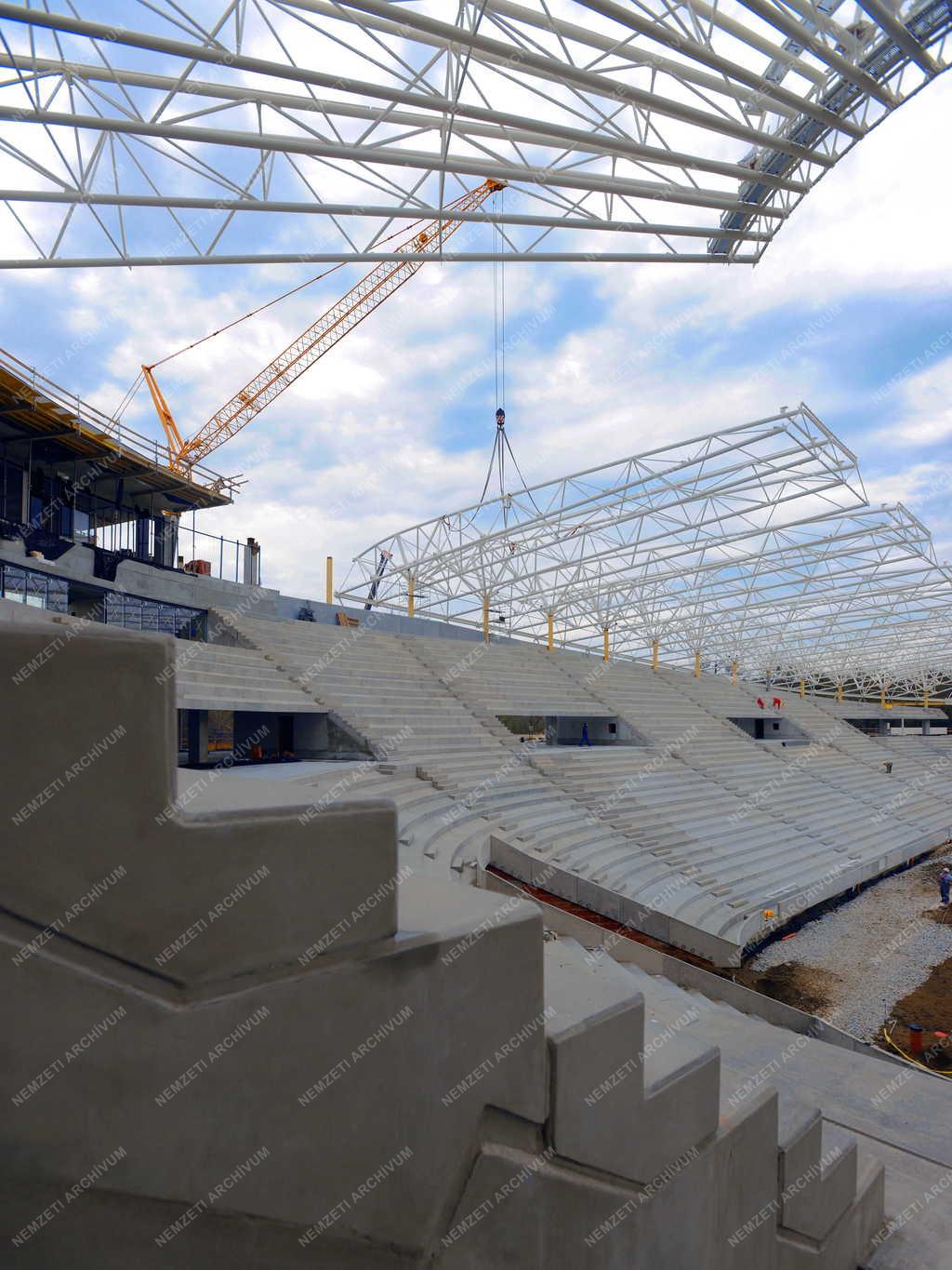 Sportlétesítmény - Debrecen - Épül az új stadion Debrecenben