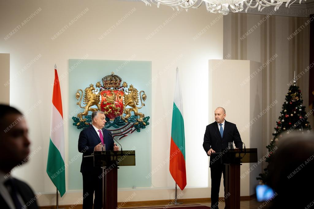 Orbán Viktor Szófiában 