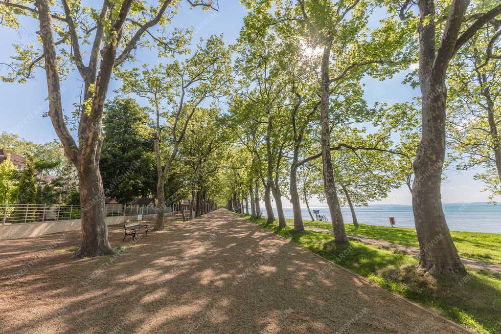 Tájkép - Balatonföldvár - Kvassay sétány  