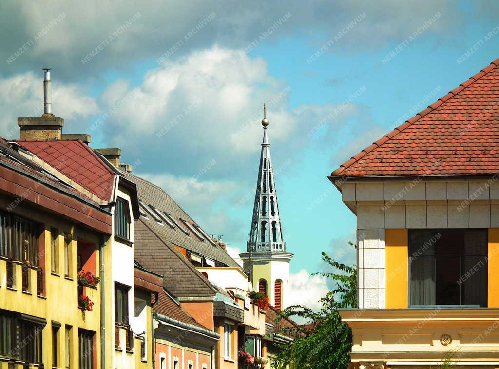 Táj, város - Vác - Városkép