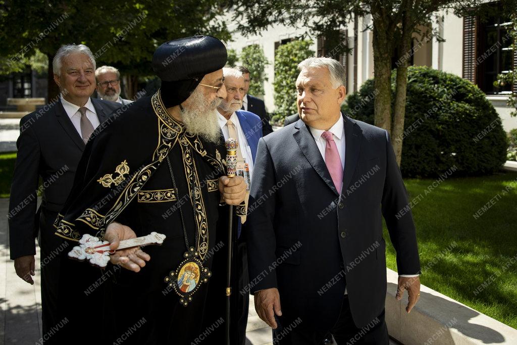 Orbán Viktor a kopt pápát fogadta