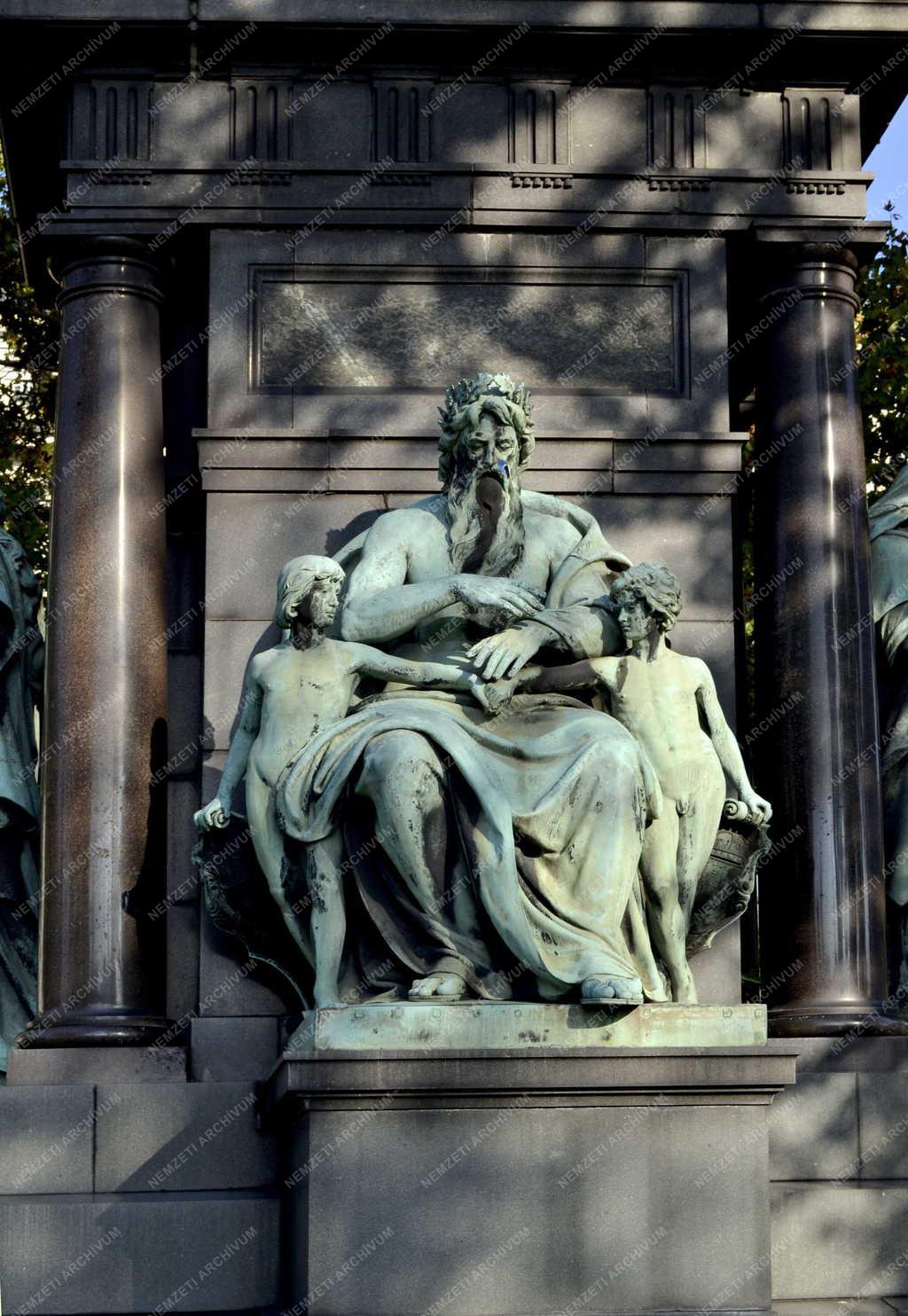 Műalkotás - Budapest - A Deák Ferenc-emlékmű mellékalakja