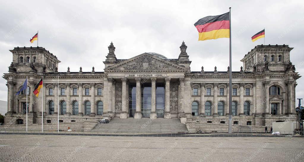 Városkép - Berlin - A Reichstag épülete 