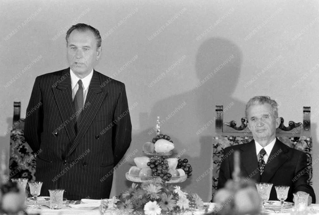 Külkapcsolat - Grósz-Ceausescu munkatalálkozó