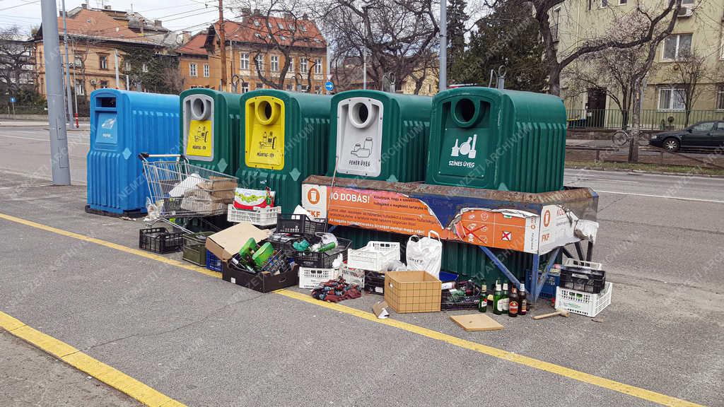 Köztisztaság - Budapest - Szelektív hulladékgyűjtés