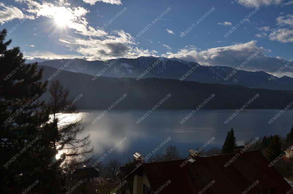 Tájkép - Millstatti-tó (Millstättersee) Ausztriában