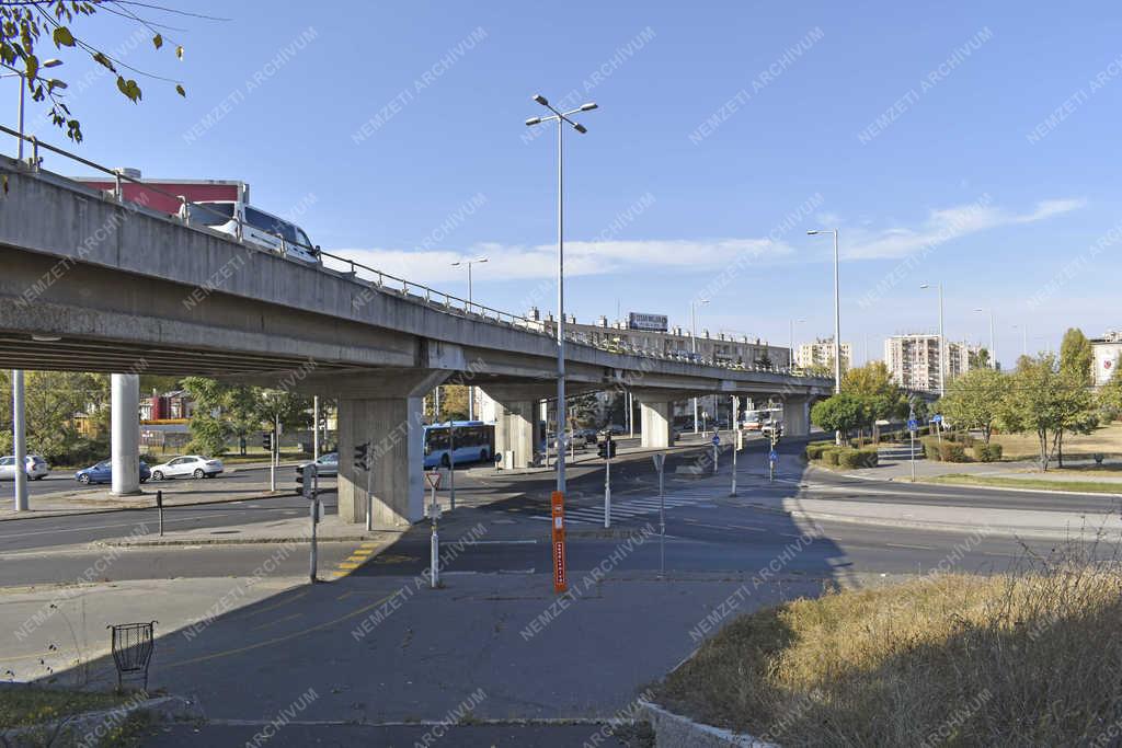 Városkép - Budapest - Ferihegyi repülőtérre vezető út