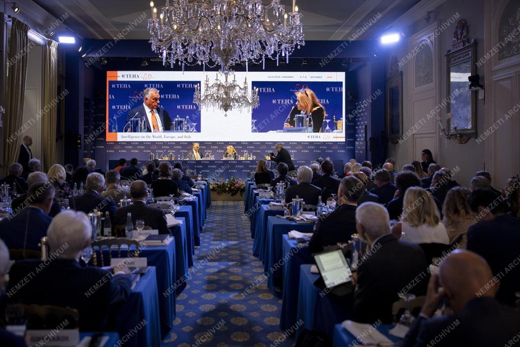 Orbán Viktor az Európai Ház - Ambrosetti fórumon