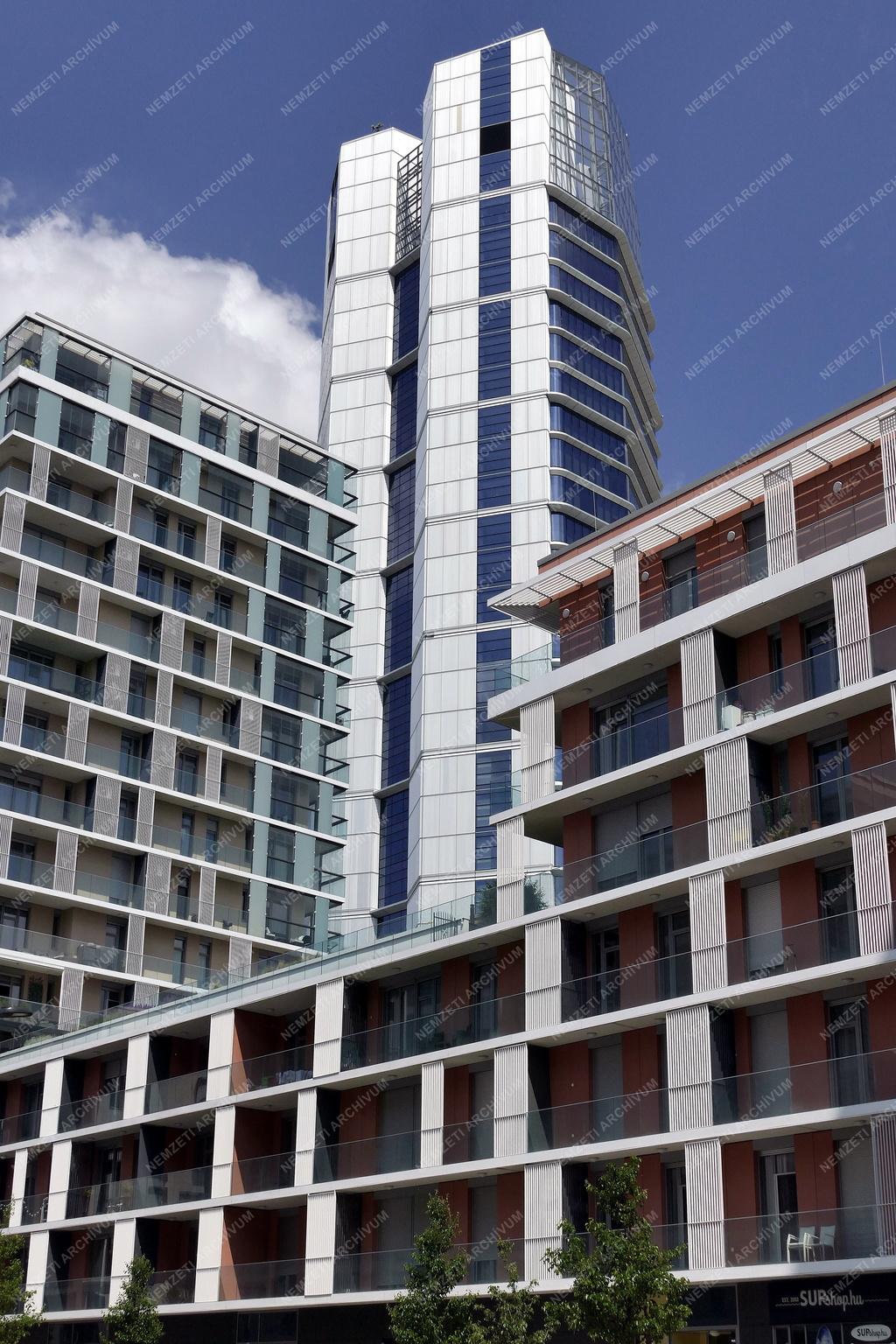 Városkép - Budapest - Mol Campus Lágymányoson