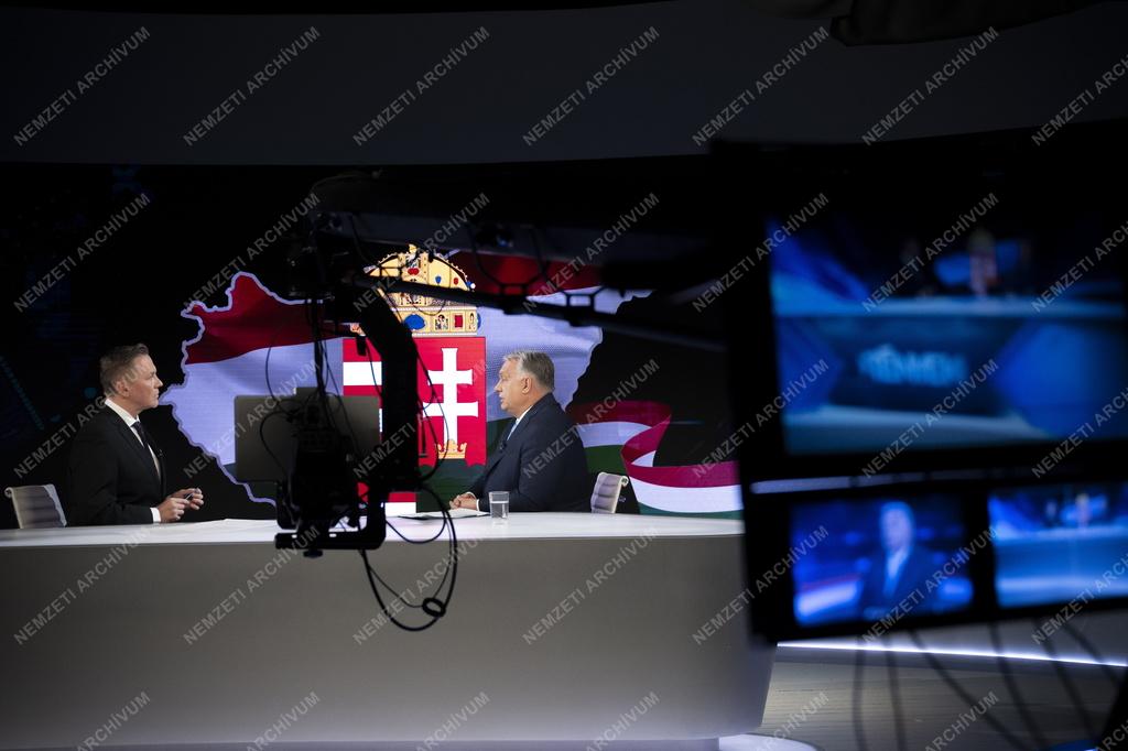 Orbán Viktor interjúja a TV2 Tények című műsorában