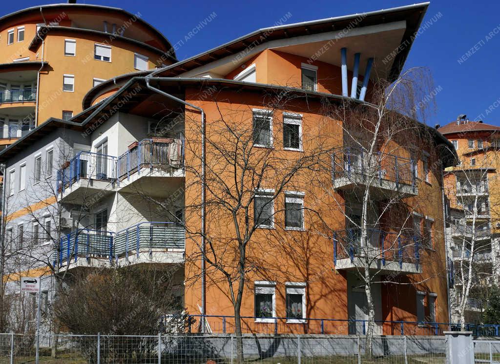 Városkép - Budapest - A Rózsaliget-lakópark Kőbányán 