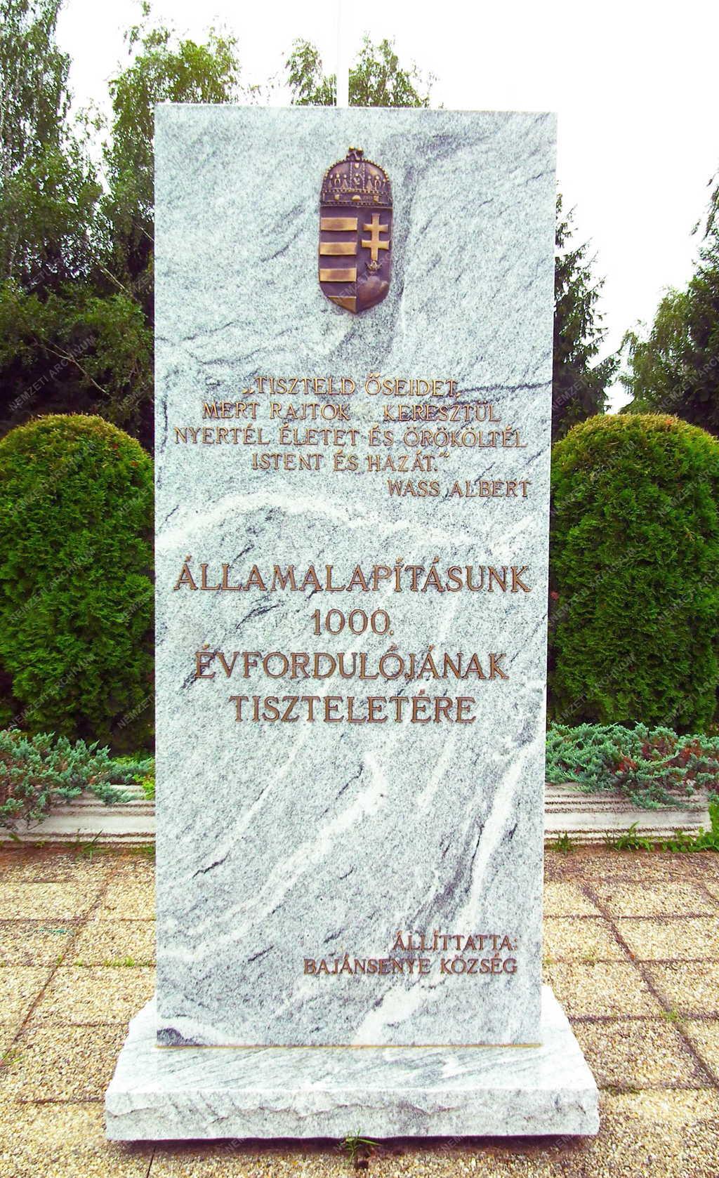 Emlékmű - Bajánsenye - Millenniumi Emlékpark