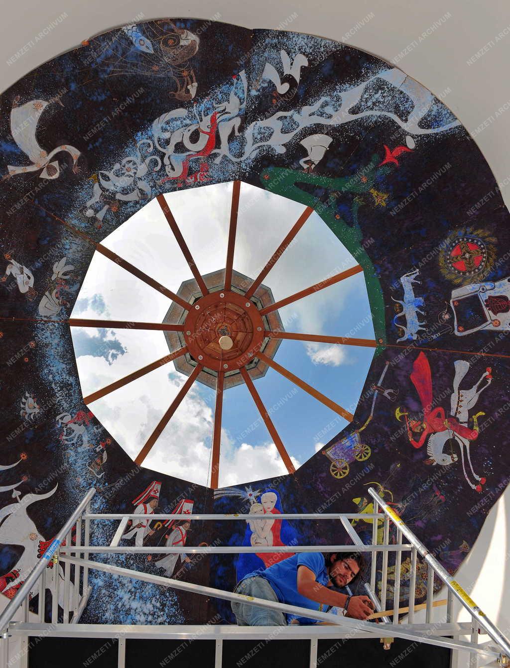 Hitvilág - Vókonya puszta - Pásztor szentély épül a Hortobágyon