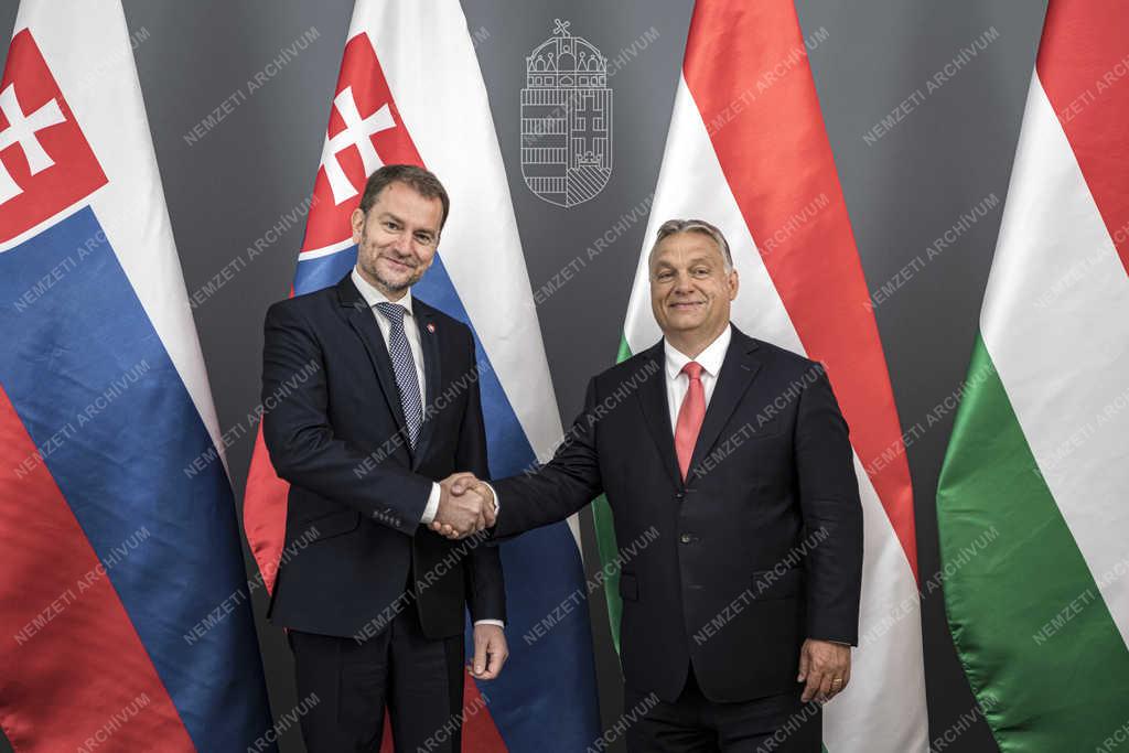 Orbán Viktor és Igor Matovic szlovák kormányfő találkozója