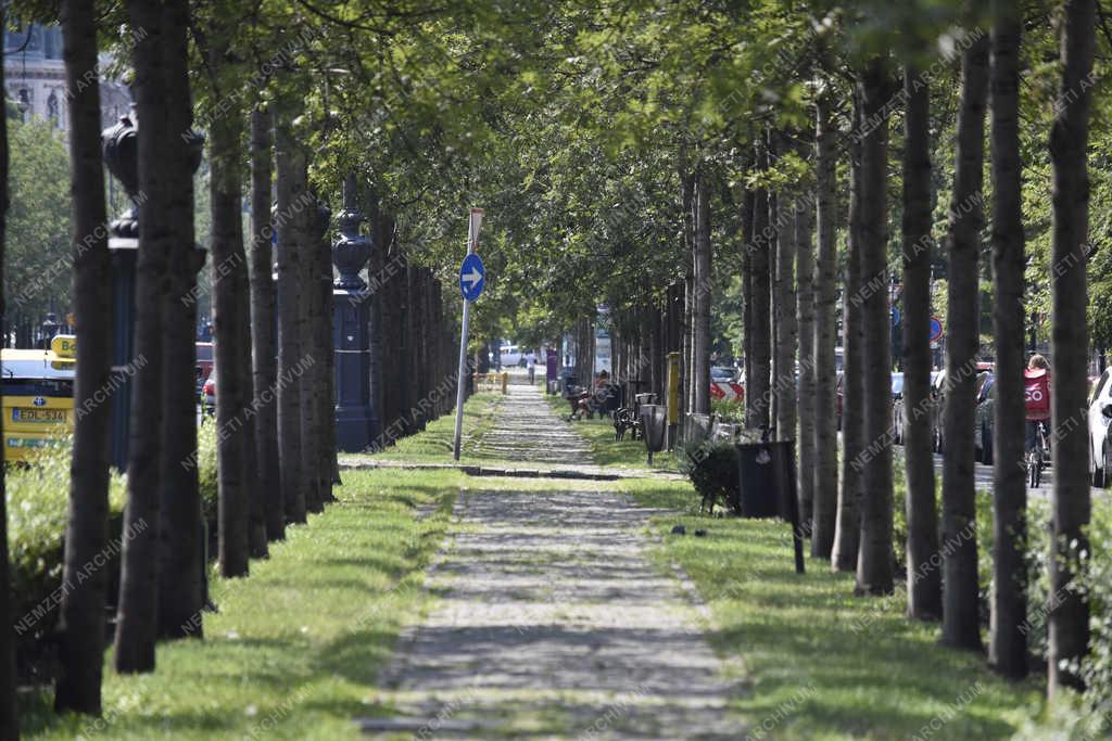 Utcakép - Budapest - Andrássy úti fasor