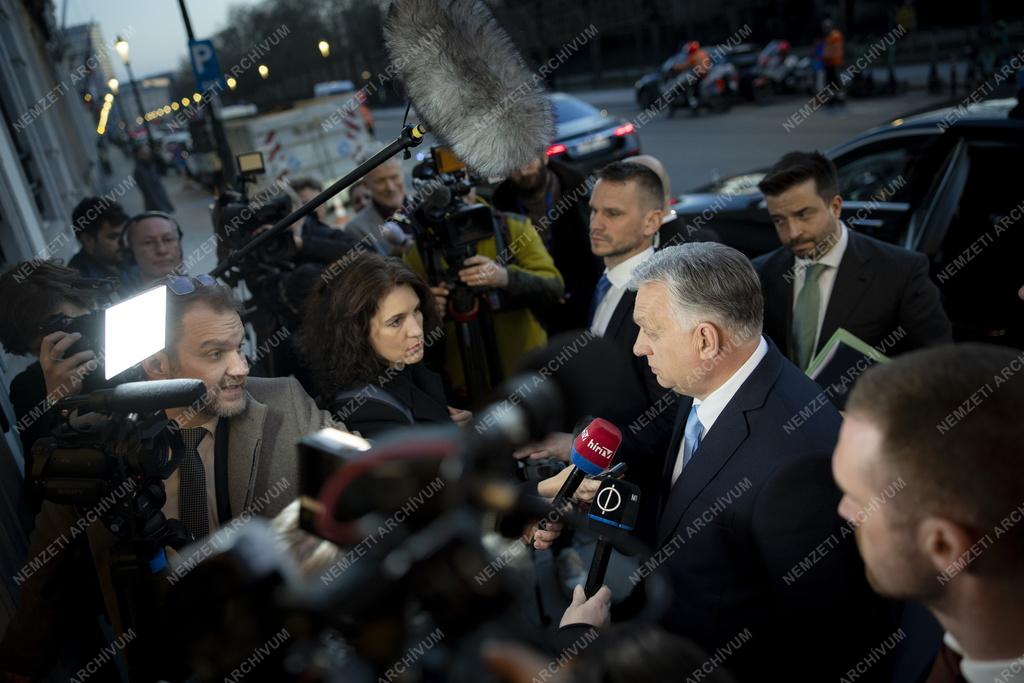 Orbán Viktor Brüsszelben