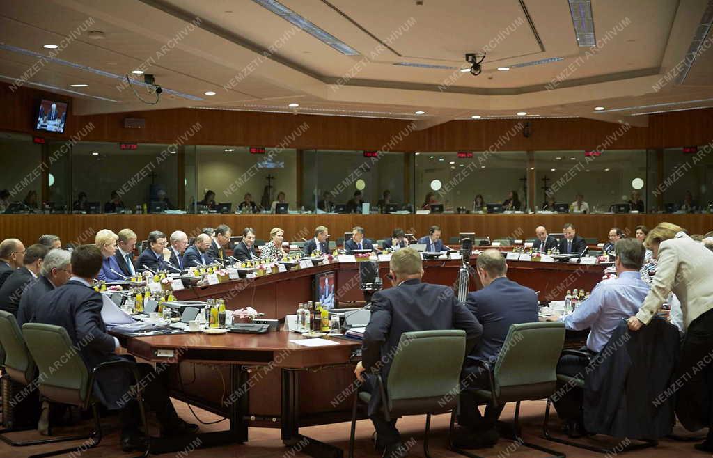 EU-csúcstalálkozó Brüsszelben
